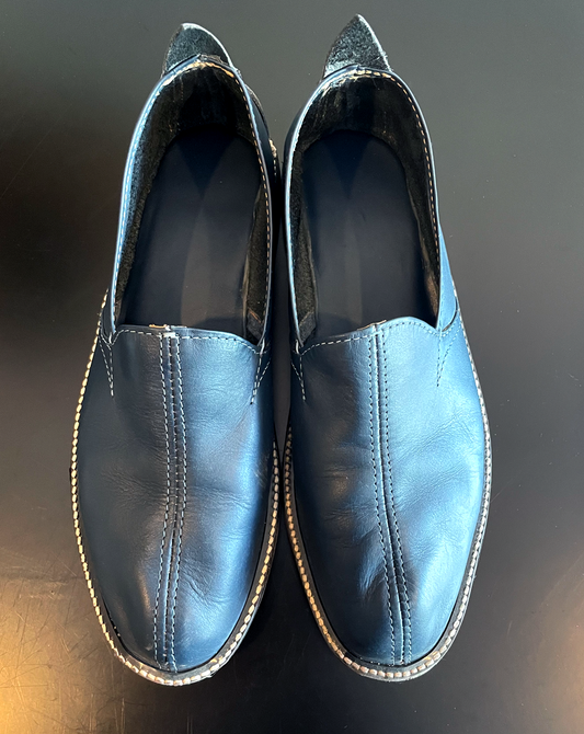 MADAGASCAR MOCCASIN - NAVY